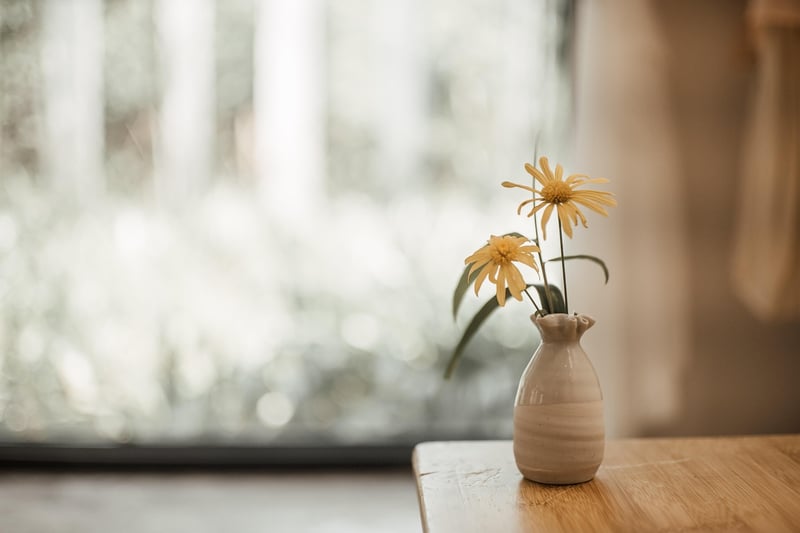 Repurposed vase decorations