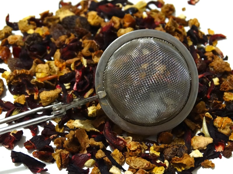Vintage Tea Strainer Lampshade